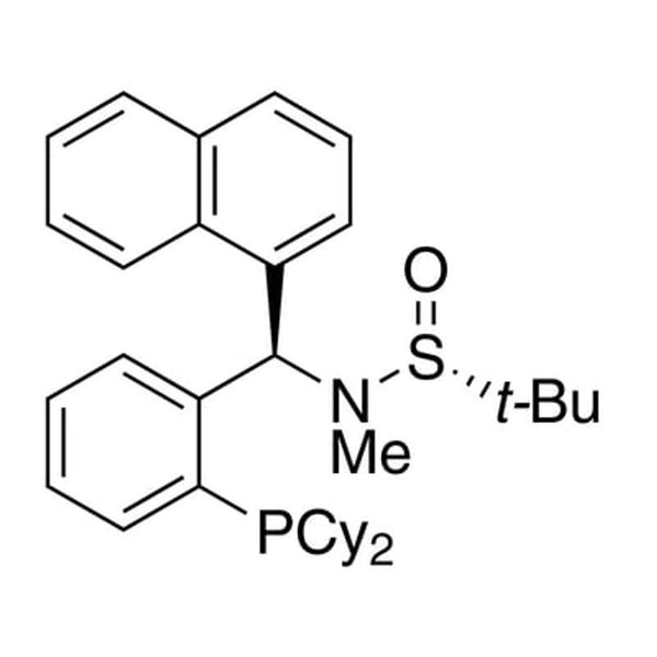 [S(R)]-N-[(R)-[2-(Dicyclohexylphosphino)phenyl]-1-naphthalenylmethyl]-N,2-dimethyl-2-propanesulfinamide, 95%|15-8836