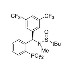[S(R)]-N-[(R)-3,5-Bis(trifluoromethyl)phenyl][2-(dicyclohexylphosphanyl)phenyl]-N,2-dimethyl-2-propanesulfinamide, 95%|15-8460