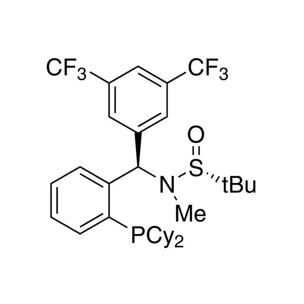 [S(R)]-N-[(R)-3,5-Bis(trifluoromethyl)phenyl][2-(dicyclohexylphosphanyl)phenyl]-N,2-dimethyl-2-propanesulfinamide, 95%|15-8460