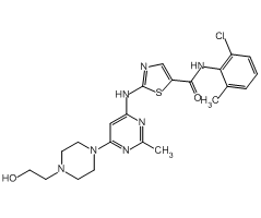 Dasatinib, 98%, a dual Bcr-Abl and Src family tyrosine kinase inhibitor with IC50s of 0.6, 0.8, 79 and 37 nM for Abl, Src, c-Kit and c-KitD816V, respectively|923898|302962-49-8