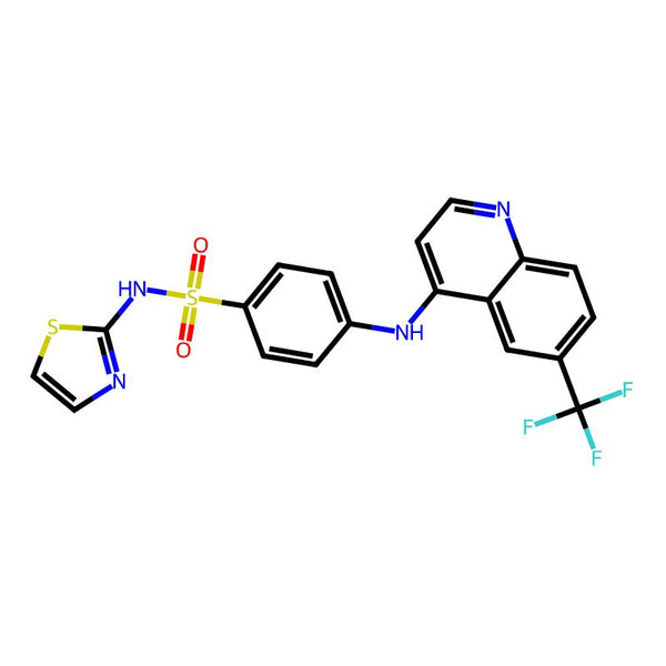 N-(Thiazol-2-yl)-4-((6-(trifluoromethyl)quinolin-4-yl)amino)benzenesulfonamide|CS-0636025|881942-05-8