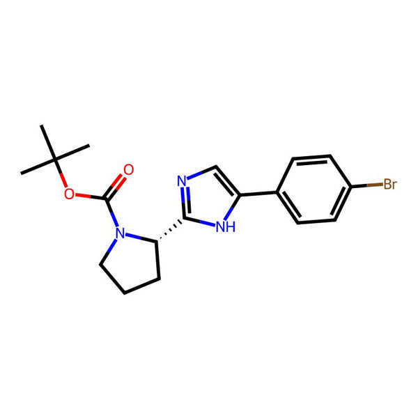 tert-Butyl (2S)-2-[5-(4-bromophenyl)-1H-imidazol-2-yl]pyrrolidine-1-carboxylate|CS-0037728|1007882-04-3