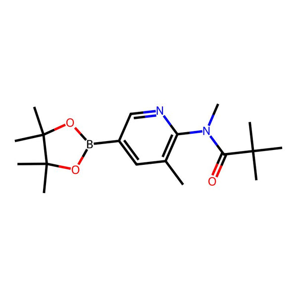 N-Methyl-N-(3-methyl-5-(4,4,5,5-tetramethyl-1,3,2-dioxaborolan-2-yl)pyridin-2-yl)pivalamide|CS-0132491|1073354-77-4