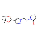 1-{2-[4-(Tetramethyl-1,3,2-dioxaborolan-2-yl)-1H-pyrazol-1-yl]ethyl}pyrrolidin-2-one|CS-0052655|1342834-87-0