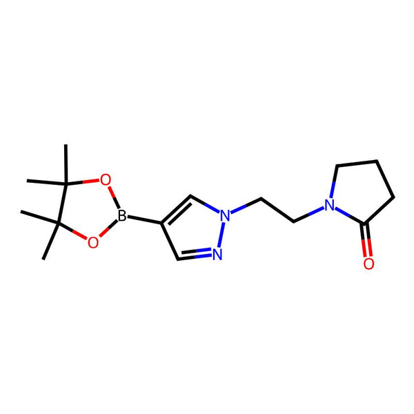 1-{2-[4-(Tetramethyl-1,3,2-dioxaborolan-2-yl)-1H-pyrazol-1-yl]ethyl}pyrrolidin-2-one|CS-0052655|1342834-87-0