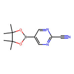 5-(4,4,5,5-Tetramethyl-1,3,2-dioxaborolan-2-yl)pyrimidine-2-carbonitrile|CS-0046254|1025708-31-9