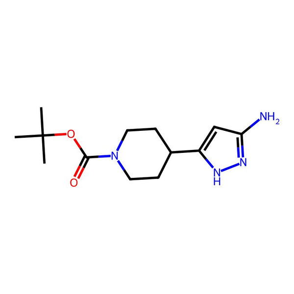 4-(5-Amino-1H-pyrazol-3-yl)-piperidine-1-carboxylicacid tert-butyl ester|CS-W001310|1169563-99-8