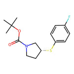Tert-butyl (R)-3-((4-fluorophenyl)thio)pyrrolidine-1-carboxylate|CS-0444397|1289585-20-1