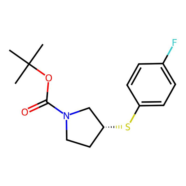 Tert-butyl (R)-3-((4-fluorophenyl)thio)pyrrolidine-1-carboxylate|CS-0444397|1289585-20-1