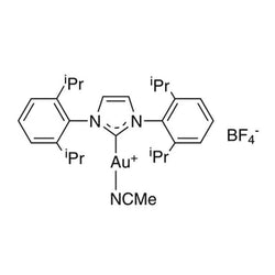 1,3-Bis(2,6-di-i-propylphenyl)imidazol-2-ylidene(acetonitrile)gold(I) tetrafluoroborate, 95%|79-0300|1138834-31-7