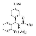[S(R)]-N-[(R)-(4-(Methoxyphenyl)phenyl)[2-(diadamantanphosphino)phenyl]methyl]-2-methyl-2-propanesulfinamide, 95%|15-0046