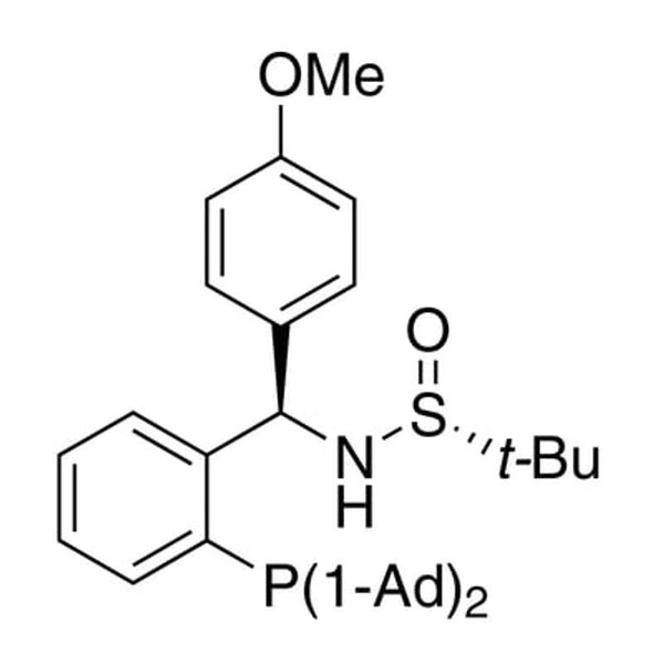 [S(R)]-N-[(R)-(4-(Methoxyphenyl)phenyl)[2-(diadamantanphosphino)phenyl]methyl]-2-methyl-2-propanesulfinamide, 95%|15-0046
