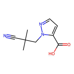1-(2-Cyano-2-methylpropyl)-1H-pyrazole-5-carboxylic acid|CS-0370630|2029406-44-6