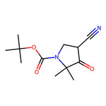 tert-Butyl 4-cyano-2,2-dimethyl-3-oxopyrrolidine-1-carboxylate|CS-0039069|946497-94-5