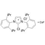 1,3-Bis(2,6-di-i-propylphenyl)-2-chloroimidazolium chloride/cesium fluoride admixture (1.0/6.7 molar ratio or 1/2.2 weight ratio) PhenoFluor?Mix|07-4055|1228185-09-8
