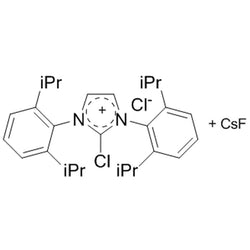 1,3-Bis(2,6-di-i-propylphenyl)-2-chloroimidazolium chloride/cesium fluoride admixture (1.0/6.7 molar ratio or 1/2.2 weight ratio) PhenoFluor?Mix|07-4055|1228185-09-8