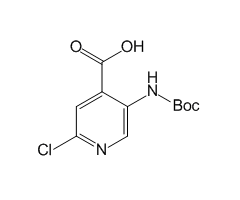 5-Boc-amino-2-chloropyridine-4-carboxylic acid, 97%|240283|171178-46-4