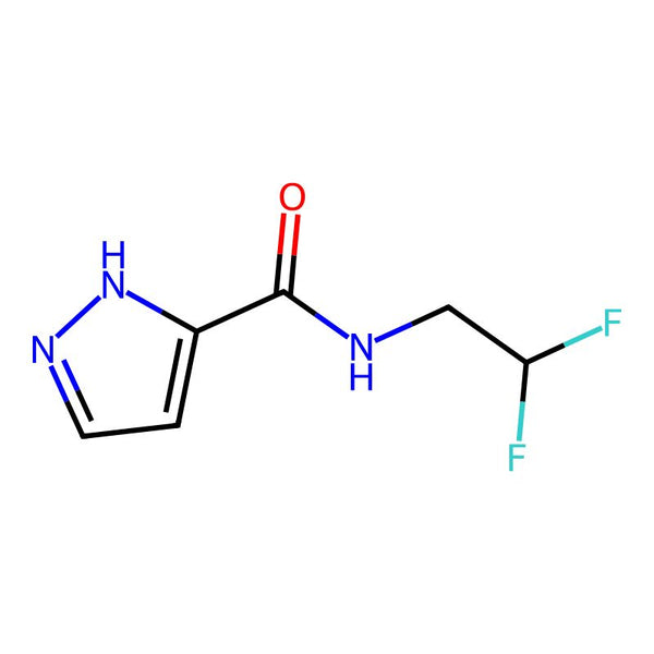 N-(2,2-Difluoroethyl)-1H-pyrazole-3-carboxamide|CS-1273358|1808928-14-4