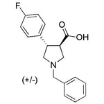 Trans (+/-) 1-Benzyl-4-(4-Fluorophenyl)Pyrrolidine-3-Carboxylic Acid|23897|80909-49-5
