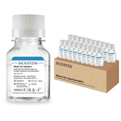 Water for Injection(WFI)，PH5.0-7.0，Sterile，Low Endotoxin，100mL/ Bottle, 20 Bottles/Case|WFI-100