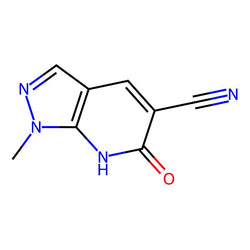 1-Methyl-6-oxo-6,7-dihydro-1H-pyrazolo[3,4-b]pyridine-5-carbonitrile|CS-1052072|1489310-16-8
