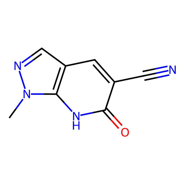 1-Methyl-6-oxo-6,7-dihydro-1H-pyrazolo[3,4-b]pyridine-5-carbonitrile|CS-1052072|1489310-16-8