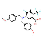 (5-(Bis(4-methoxybenzyl)amino)-4-fluoro-3-methyl-2-(trifluoromethyl)phenyl)boronic acid|CS-0926894|3018062-47-7