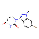 1-(6-Bromo-1-methyl-1H-indazol-3-yl)dihydropyrimidine-2,4(1H,3H)-dione|CS-0650756|2446913-88-6