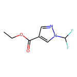 Ethyl 1-(difluoromethyl)-1H-pyrazole-4-carboxylate|CS-0467839|129819-40-5