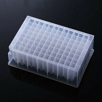 96 square deep well plate,2.2ml, u bottom, dnase & rnase free, without cap，non-sterile, 24 pieces/pack, 96 pieces/case|02-1022