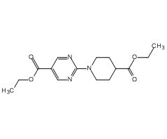 Ethyl 2-[4-(ethoxycarbonyl)piperidin-1-yl]pyrimidine-5-carboxylate, 97%|212607|1116339-73-1