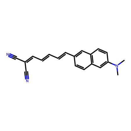 2-((2E,4e)-5-(6-(dimethylamino)naphthalen-2-yl)penta-2,4-dien-1-ylidene)malononitrile, 98%|2669866|1638151-58-2