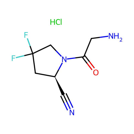 (R)-1-(2-Aminoacetyl)-4,4-difluoropyrrolidine-2-carbonitrile hydrochloride|C4X-31801|2355270-76-5