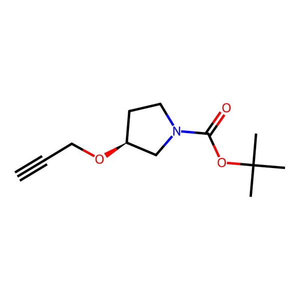 (S)-tert-Butyl 3-(prop-2-yn-1-yloxy)pyrrolidine-1-carboxylate|CS-0616387|1213789-15-1