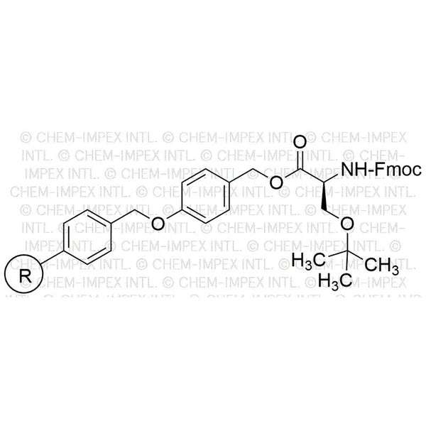 Fmoc-O-tert-butyl-L-serine 4-alkoxybenzyl alcohol resin|01916