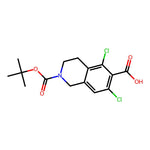 2-(tert-Butoxycarbonyl)-5,7-dichloro-1,2,3,4-tetrahydroisoquinoline-6-carboxylic acid|CS-0040711|851784-82-2