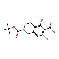2-(tert-Butoxycarbonyl)-5,7-dichloro-1,2,3,4-tetrahydroisoquinoline-6-carboxylic acid|CS-0040711|851784-82-2