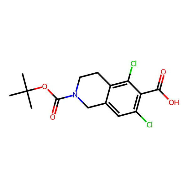2-(tert-Butoxycarbonyl)-5,7-dichloro-1,2,3,4-tetrahydroisoquinoline-6-carboxylic acid|CS-0040711|851784-82-2