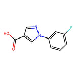1-(3-Fluorophenyl)-1H-pyrazole-4-carboxylic acid|CS-0498585|138907-82-1