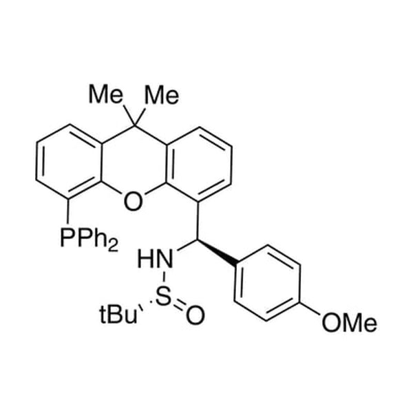 [S(R)]-N-[(R)-[5-(Diphenylphosphino)-9,9-dimethyl-9H-xanthen-4-yl](4-methoxyphenyl)methyl]-2-methyl-2-propanesulfinamide, 95%|15-8400|2160535-56-6