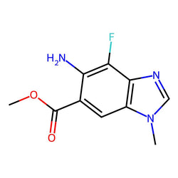 Methyl 5-amino-4-fluoro-1-methyl-1H-benzo[d]imidazole-6-carboxylate, 95%|1595498|918321-20-7