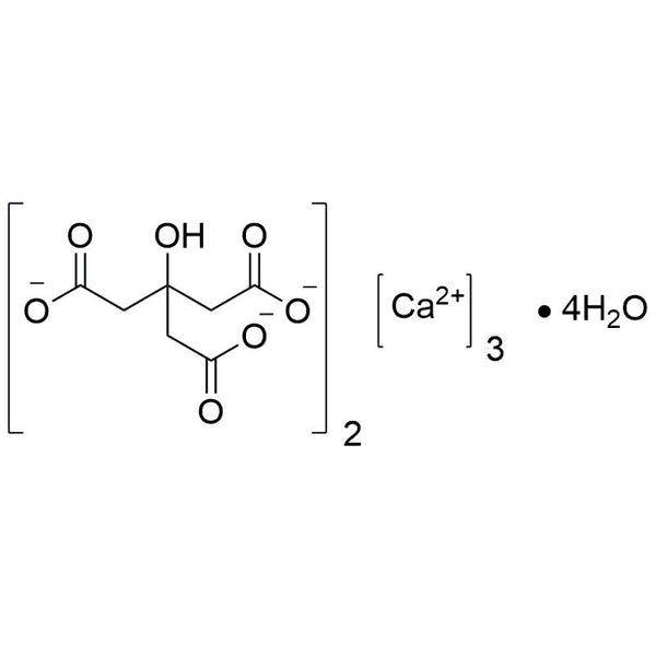 Calcium citrate tetrahydrate, Ultra pure, USP, Fine granular, Low heavy metals (As: <= 0.5 ppm, Cd:|36991|5785-44-4