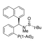 [S(R)]-N-[(R)-[2-(Diadamantanphosphino)phenyl]-1-naphthalenylmethyl]-N,2-dimethyl-2-propanesulfinamide, 95%|15-0054