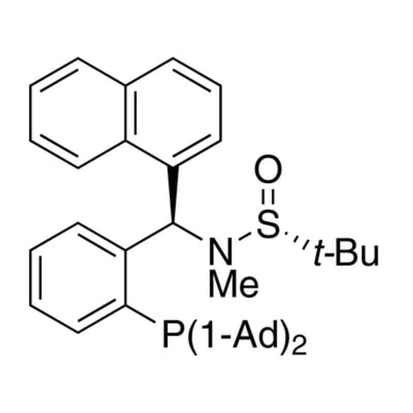 [S(R)]-N-[(R)-[2-(Diadamantanphosphino)phenyl]-1-naphthalenylmethyl]-N,2-dimethyl-2-propanesulfinamide, 95%|15-0054