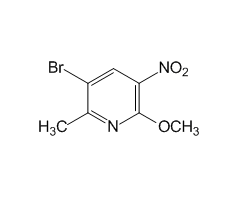 3-Bromo-6-methoxy-2-methyl-5-nitropyridine, 99%|230636|186413-76-3