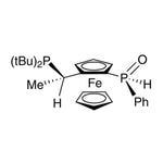 (S,R(p),S(SPO)-1-Phenylphosphinoyl)-2-[1-(di-t-butylphosphino)ethyl]ferrocene, min. 97% JoSPOphos|26-1269|1221746-66-2