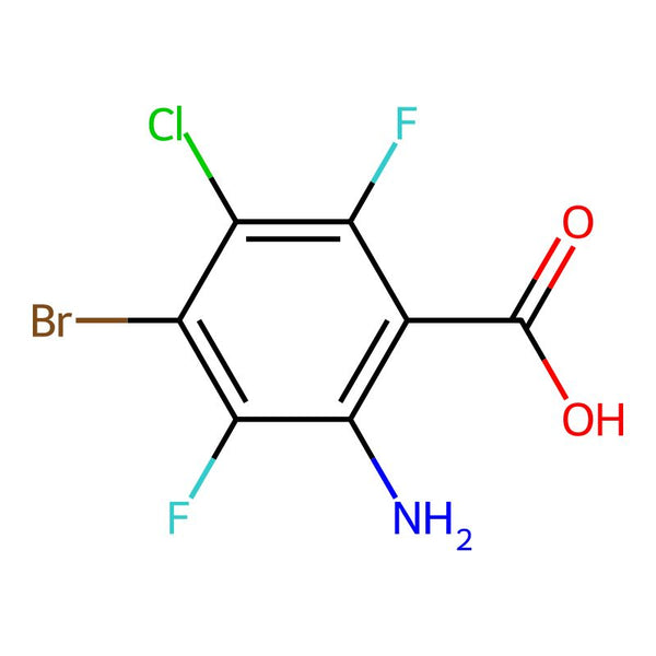 2-Amino-4-bromo-5-chloro-3,6-difluorobenzoic acid|CS-0611367|2387928-70-1