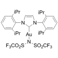 [1,3-Bis(2,6-di-i-propylphenyl)imidazol-2-ylidene][bis(trifluoromethanesulfonyl)imide]gold(I), min. 95%|79-0245|951776-24-2