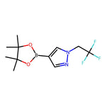 4-(4,4,5,5-Tetramethyl-1,3,2-dioxaborolan-2-yl)-1-(2,2,2-trifluoroethyl)-1H-pyrazole|CS-W020446|1049730-42-8