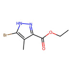 Ethyl 3-bromo-4-methyl-1H-pyrazole-5-carboxylate|CS-W006703|1257861-04-3